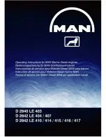 Man D 2840 LE 403 Operating Instructions Manual preview