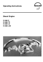 Man D 2866 E Operating Instructions Manual preview