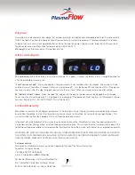 Preview for 9 page of Manamed PlasmaFlow User Manual