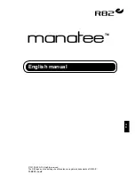 Предварительный просмотр 1 страницы Manatee r82 Manual