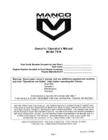 MANCO 7010 Owner'S/Operator'S Manual preview