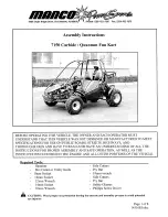 MANCO 7150 Assembly Instructions Manual preview