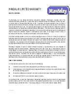 Preview for 7 page of Mandalay 38A 2004 Owner'S Manual