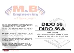 Preview for 3 page of M&B Engineering DIDO 56 Instruction Manual