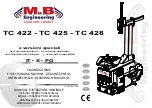 M&B Engineering TC 422 Original Instruction Manual preview