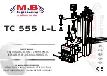 Preview for 1 page of M&B Engineering TC 555 L-L Instruction Manual