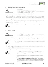 Preview for 17 page of M&C 03G6000 Instruction Manual