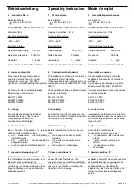 Preview for 99 page of M&C MP30 Ex Operating And Installation Instructions