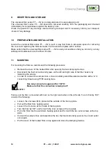 Preview for 10 page of M&C Universal Filter FT H2 Series Instruction Manual