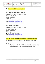 Preview for 55 page of M&D FLUGZEUGBAU MD-TJ Series Operation And Maintenance Manual