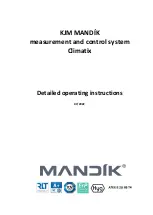 Preview for 1 page of Mandik Climatix Operating Instructions Manual