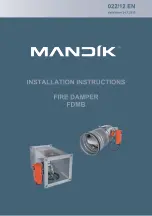 Preview for 1 page of Mandik FDMB Series Installation Instructions Manual