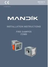 Preview for 1 page of Mandik FDMB Installation Instructions Manual