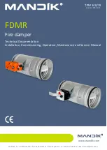 Mandik FDMR Installation, Operation, Maintenance And Service Instructions preview