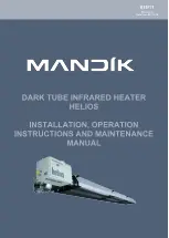 Mandik HELIOS Installation, Operation Instructions And Maintenance Manual предпросмотр