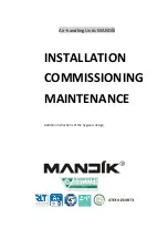 Предварительный просмотр 1 страницы Mandik M + Series Installation, Commissioning Maintenance