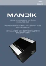 Предварительный просмотр 1 страницы Mandik MMC Installation And Operating Instructions Manual