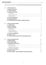 Preview for 2 page of Mandik MMC Installation And Operating Instructions Manual