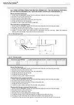 Предварительный просмотр 14 страницы Mandik MONZUN 15 Series Installation, Operation Instructions And Maintenance Manual