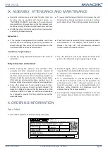 Предварительный просмотр 31 страницы Mandik SEDM-D Installation, Operation, Maintenance And Service Manual