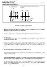 Предварительный просмотр 6 страницы Mandik SEDS Installation Instructions Manual