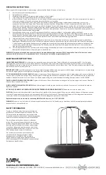 Предварительный просмотр 2 страницы M&M Sales Enterprises Monkey Jump Junior MM00184 Instruction Manual