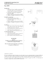 M&M Esyr 220V Instruction Sheet preview