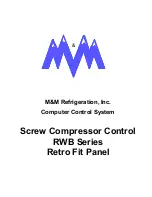 M&M RWB series Manual предпросмотр