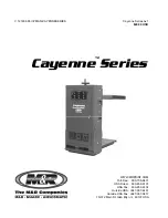 Preview for 1 page of M&R Cayenne Series Manual