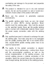 Preview for 9 page of MANDREL welder EErgo Instruction Manual