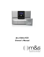 Предварительный просмотр 1 страницы M&S Systems dmc1/dmc1CD Owner'S Manual