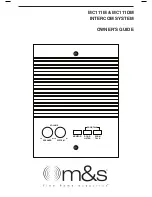 Предварительный просмотр 1 страницы M&S Systems FINISH-OUT MC111DM Owner'S Manual