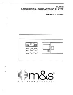 M&S Systems MCD6M Owner'S Manual preview