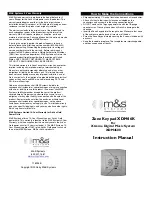 M&S Systems XDM46K Instruction Manual preview