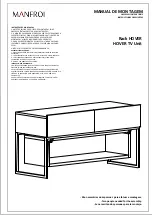 Manfroi HOVER TV Unit Assembly Instructions preview