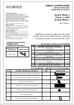 Preview for 2 page of Manfroi Plenty 1 700007 Assembly Instructions