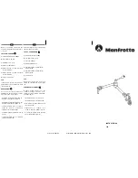 Preview for 1 page of Manfrotto 143 Instructions For Use