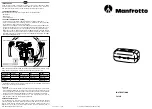 Предварительный просмотр 1 страницы Manfrotto 521 Instructions