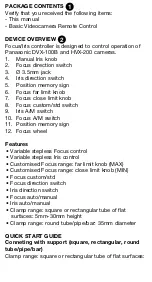 Preview for 3 page of Manfrotto 521PFi User Manual