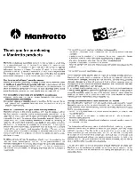 Preview for 7 page of Manfrotto 7302YB Instruction Manual