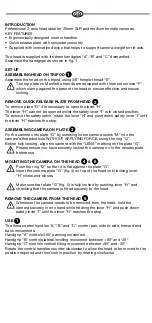 Preview for 4 page of Manfrotto 804RC2 User Manual