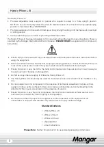 Preview for 2 page of Mangar International CMH404 User Instructions