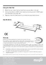 Preview for 2 page of Mangar AB0001 Fitting And User Instructions