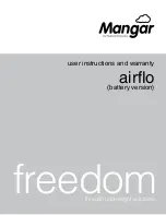 Preview for 1 page of Mangar airflo User Instructions And Warranty