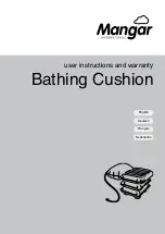 Mangar Bathing cushion User Instructions And Warranty предпросмотр