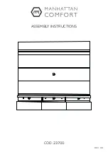 Предварительный просмотр 1 страницы Manhattan Comfort CABRINI THEATER PANEL 1.8 Aassembly Instructions