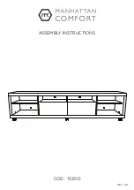 Manhattan Comfort CABRINI TV STAND 2.2 Assembly Instructions Manual предпросмотр