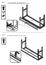 Предварительный просмотр 6 страницы Manhattan Comfort FORTRESS 6GMC Assembly Handbook