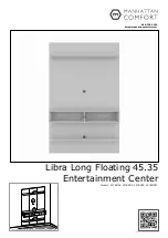 Предварительный просмотр 1 страницы Manhattan Comfort Libra Long Floating 45.35 Entertainment Center Quick Start Manual