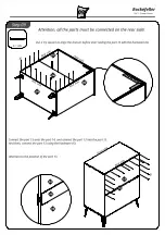 Предварительный просмотр 9 страницы Manhattan Comfort Rockefeller Tall 5-Drawer Dresser Assembly Manual